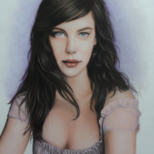 Portrettekening Liv Tyler