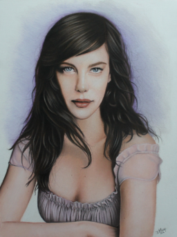 Portrettekening Liv Tyler